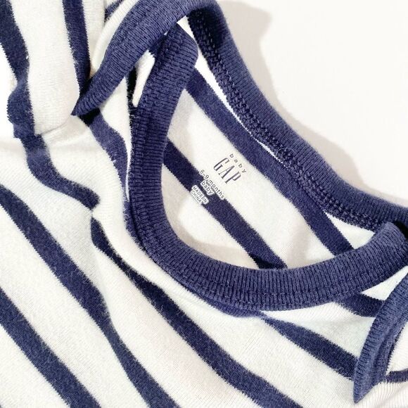 Navy stripe teddy bear onesie by babygap - Picture 8 of 8